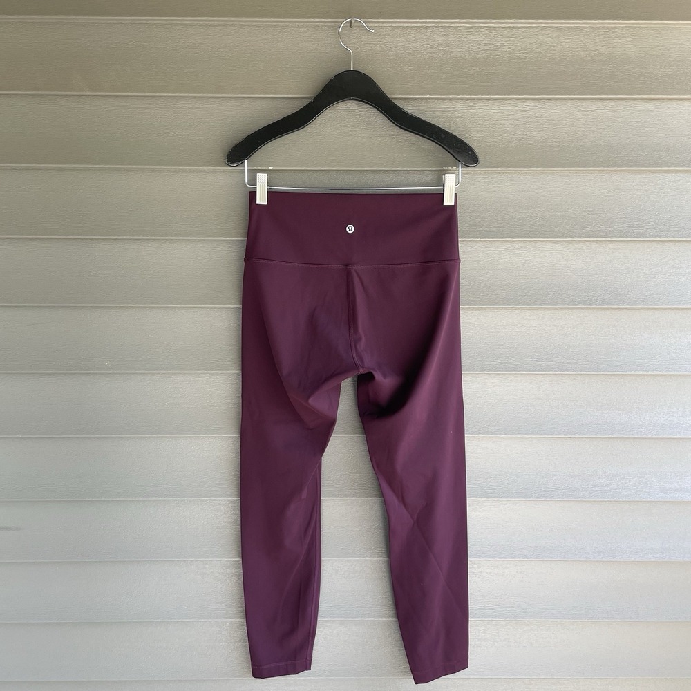 Lululemon Leggings Maroon No Size Tag Fits Like Small